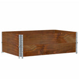 Vidaxx Pflanzgefäß 120x80 cm massives Kiefernholz braun