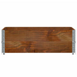 Vidaxx Pflanzgefäß 120x80 cm massives Kiefernholz braun