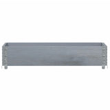 Vidaxx Pflanzgefäß 100x50 cm massives Kiefernholz grau