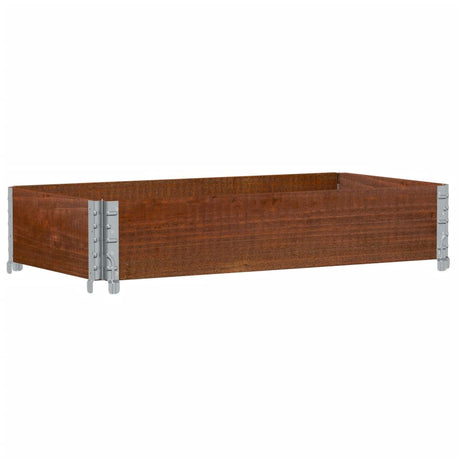 Vidaxx Pflanzgefäß 100x50 cm massives Kiefernholz braun