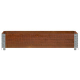 Vidaxx Pflanzgefäß 100x50 cm massives Kiefernholz braun