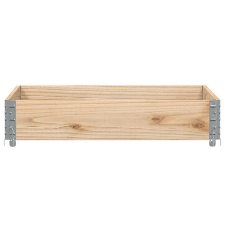 Vidaxx Pflanzgefäß 100x100 cm aus massivem Kiefernholz