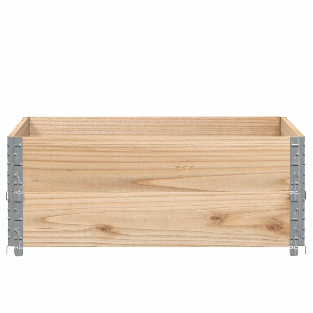 Vidaxx Pflanzgefäß 100x100 cm aus massivem Kiefernholz