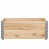 Vidaxx Pflanzgefäß 100x100 cm aus massivem Kiefernholz