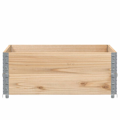 Vidaxx Pflanzgefäß 100x100 cm aus massivem Kiefernholz