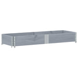 Vidaxx Pflanzgefäß 150x50 cm massives Kiefernholz grau