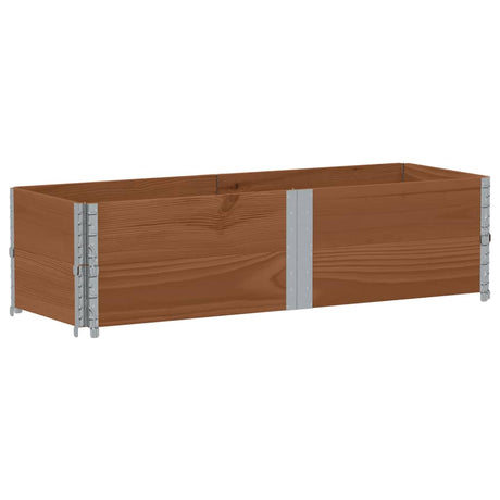 Vidaxx Pflanzgefäß 150x50 cm massives Kiefernholz braun