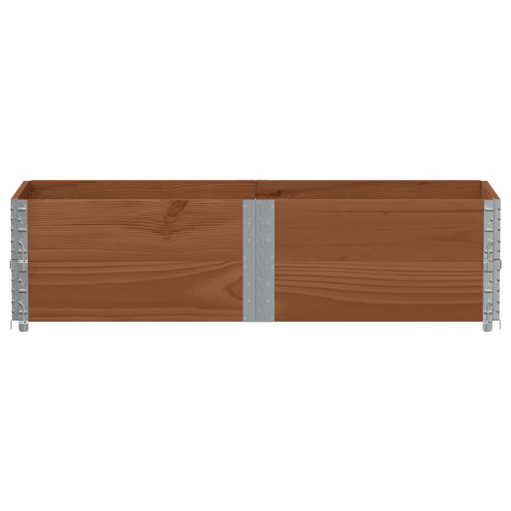 Vidaxx Pflanzgefäß 150x50 cm massives Kiefernholz braun