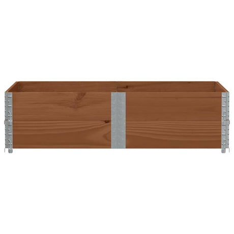 Vidaxx Pflanzgefäß 150x100 cm massives Kiefernholz braun