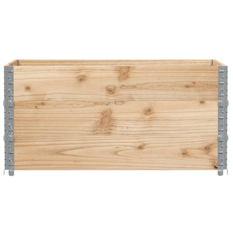 VidaXL Pflanzgefäß 120x80 cm aus massivem Kiefernholz