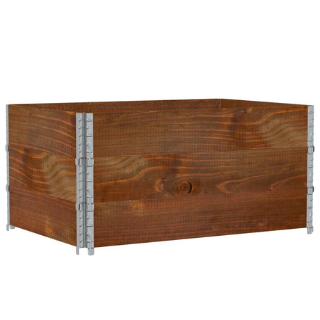 VidaXL Pflanzgefäß 120x80 cm massives Kiefernholz braun