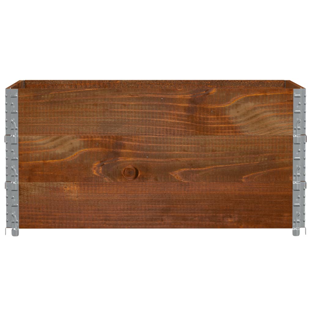 VidaXL Pflanzgefäß 120x80 cm massives Kiefernholz braun