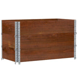 VidaXL Pflanzgefäß 100x50 cm massives Kiefernholz braun
