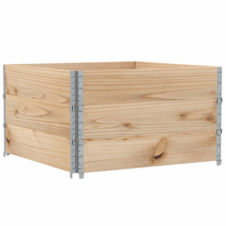 VidaXL Pflanzgefäß 100x100 cm aus massivem Kiefernholz