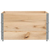 VidaXL Pflanzgefäß 100x100 cm aus massivem Kiefernholz