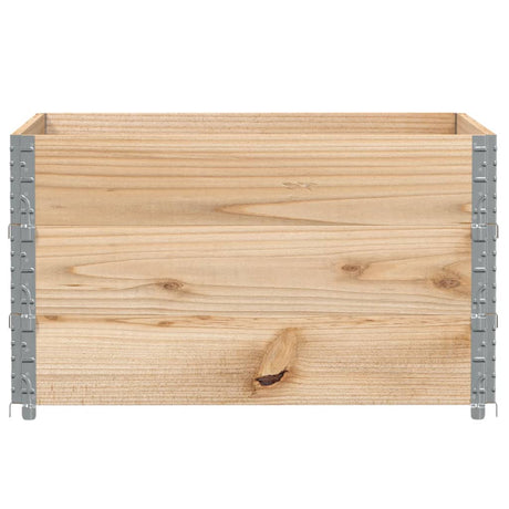 VidaXL Pflanzgefäß 100x100 cm aus massivem Kiefernholz