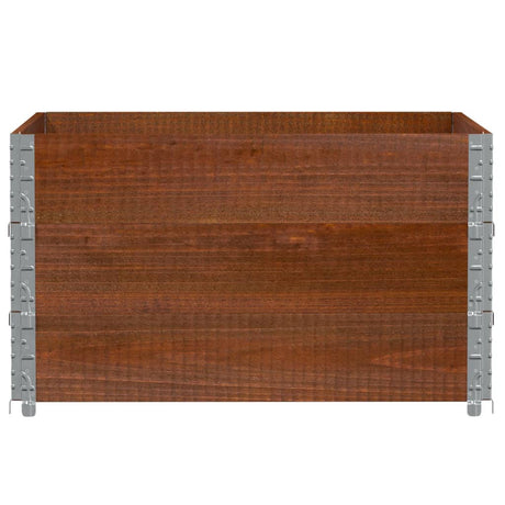 VidaXL Pflanzgefäß 100x100 cm massives Kiefernholz braun