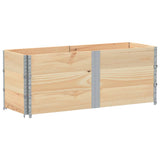 VidaXL Pflanzgefäß 150x50 cm aus massivem Kiefernholz