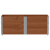 VidaXL Pflanzgefäß 150x50 cm massives Kiefernholz braun