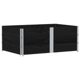VidaXL Pflanzgefäß 150x100 cm massives Kiefernholz schwarz