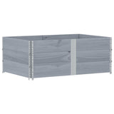VidaXL Pflanzgefäß 150x100 cm massives Kiefernholz grau