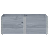 VidaXL Pflanzgefäß 150x100 cm massives Kiefernholz grau
