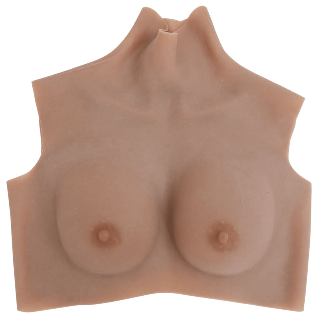 VidaXL Brustprothese B-Cup Silikon braun