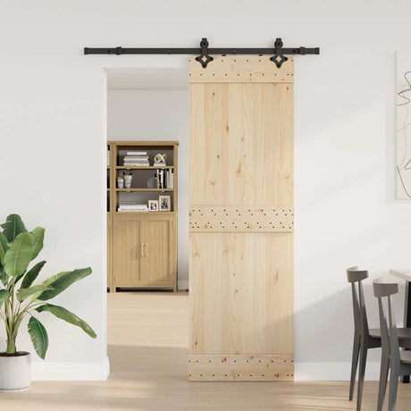 Vidaxxl Box mit Teilen für Schiebetür 152,5 cm Stahl schwarz