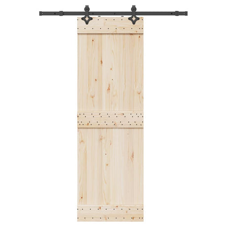 Vidaxxl Box mit Teilen für Schiebetür 152,5 cm Stahl schwarz