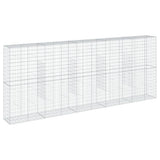 VidaXL Gabione 500x50x200 cm verzinktes Eisen silberfarben