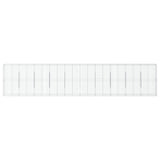 VidaXL Gabione 1000x50x200 cm verzinktes Eisen silberfarben