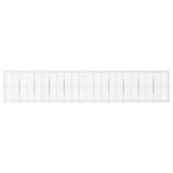 VidaXL Gabione 1100x50x200 cm verzinktes Eisen silberfarben