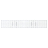 VidaXL Gabione 1200x50x200 cm verzinktes Eisen silberfarben