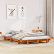 Vidaxl bedframe zonder matras massief grenenhout wasbruin 120x200 cm