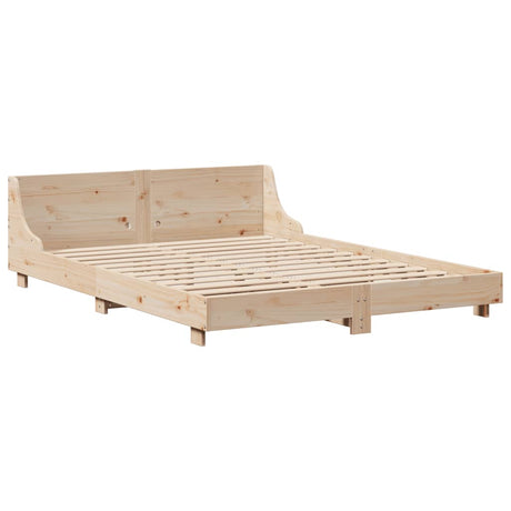 Vidaxl bedframe zonder matras massief grenenhout 120x190 cm