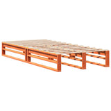 Vidaxl bedframe zonder matras massief grenenhout wasbruin 90x200 cm