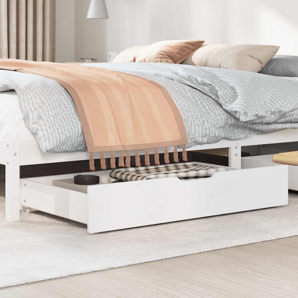 Vidaxx Bettschubladen 2 Stk. 95x55x17 cm massives Kiefernholz