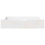 Vidaxx Bettschubladen 2 Stk. 80x55x17 cm Kiefer massiv weiß