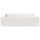 Vidaxx Bettschubladen 2 Stk. 75x55x17 cm Kiefer massiv weiß
