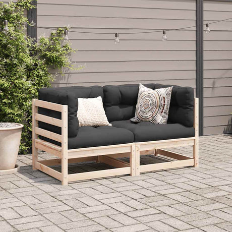 Vidaxl 2-delige loungeset massief grenenhout