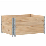 Vidaxx Palettenverlängerungen 2 Stück 80x60 cm massives Kiefernholz