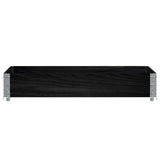 Vidaxx Palettenoberkante 120x80 cm massives Kiefernholz schwarz