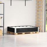 Vidaxx Palettenoberkante 120x80 cm massives Kiefernholz schwarz