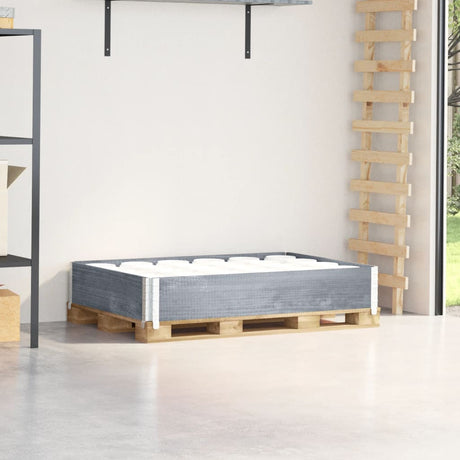 Vidaxx Palettenoberkante 120x80 cm massives Kiefernholz grau