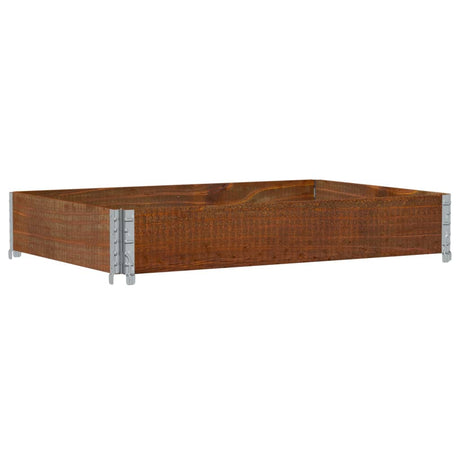 Vidaxx Palettenoberkante 120x80 cm massives Kiefernholz braun