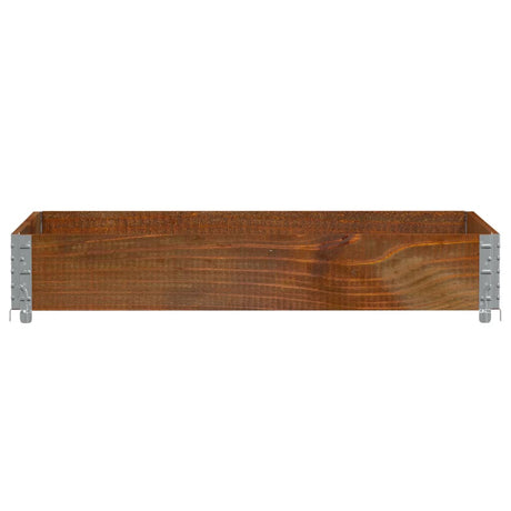 Vidaxx Palettenoberkante 120x80 cm massives Kiefernholz braun
