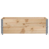 Vidaxx Palettenaufsatzrahmen 2 Stück 120x80 cm massives Kiefernholz