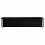 Vidaxx Palettenoberkante 100x50 cm massives Kiefernholz schwarz