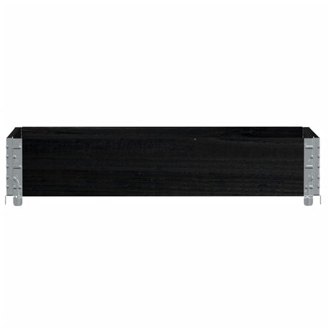 Vidaxx Palettenoberkante 100x50 cm massives Kiefernholz schwarz