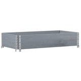 Vidaxx Palettenoberkante 100x50 cm massives Kiefernholz grau